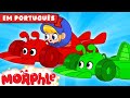 La carrera de vehículos de Morphle y Orphle | Morphle em Português | Desenhos Animados para Crianças