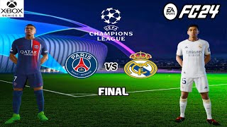 FC 24 - PSG vs Real Madrid - UEFA Champions League Final | Xbox Series S Gameplay 4K