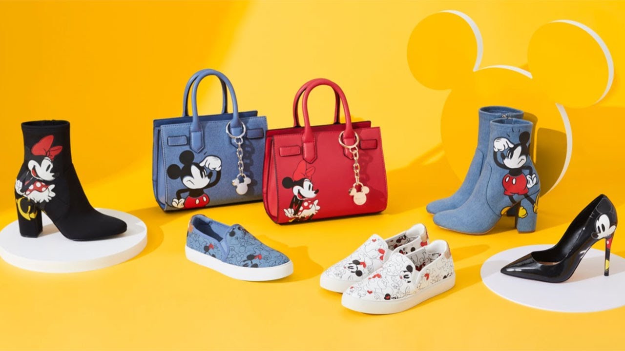 newspaper mockup Aldo announces new Mickey and Minnie Mouse collection