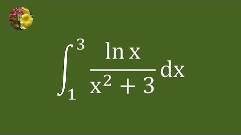 Another much simpler method to evaluate the definite integral using standard techniques