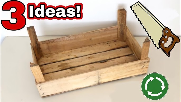 Déco récup : comment utiliser les caisses en bois ?