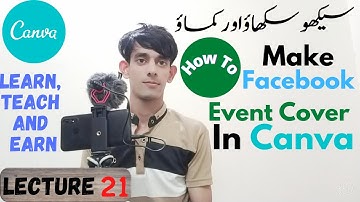 How to Make Facebook Event Cover in Canva