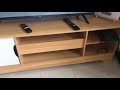 Unboxing TV Rack with Drawers Wood in Shopee