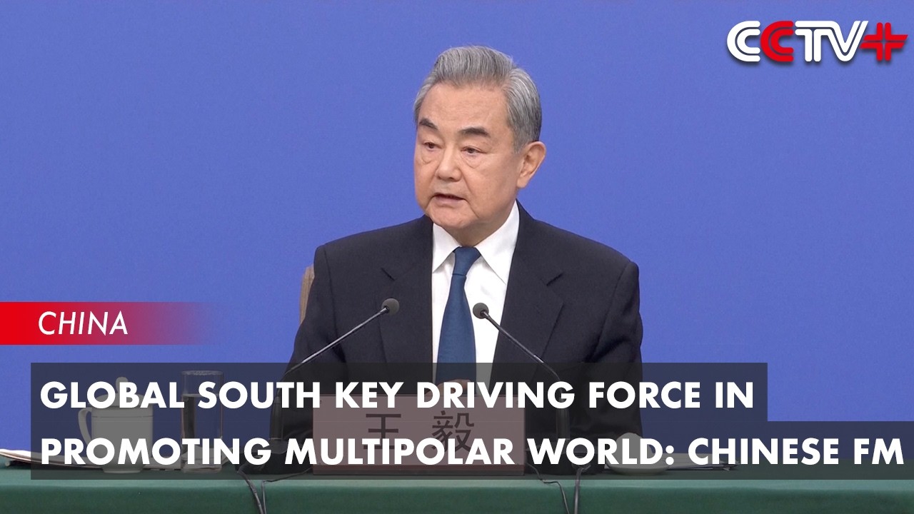 Global South Key Driving Force in Promoting Multipolar World: Chinese FM