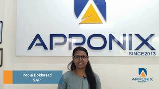 Testimonial by Pooja Bokkasad on SAP Training at Apponix Technologies