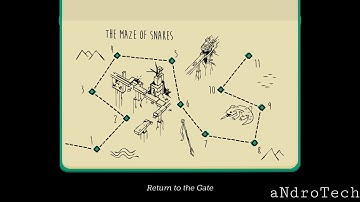 Lara Croft GO - 11. Return of the gate (THE MAZE OF SNAKES )