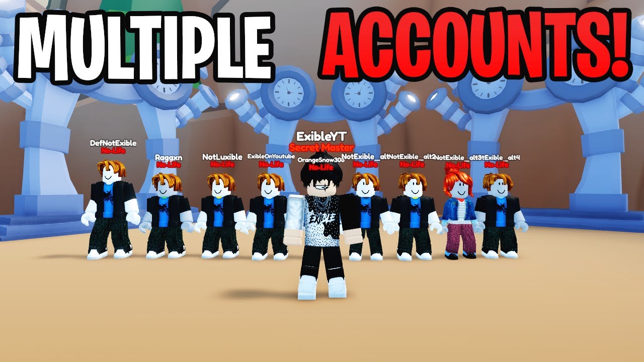 How To Use Multiple Roblox Accounts At The Same Time Updated YouTube