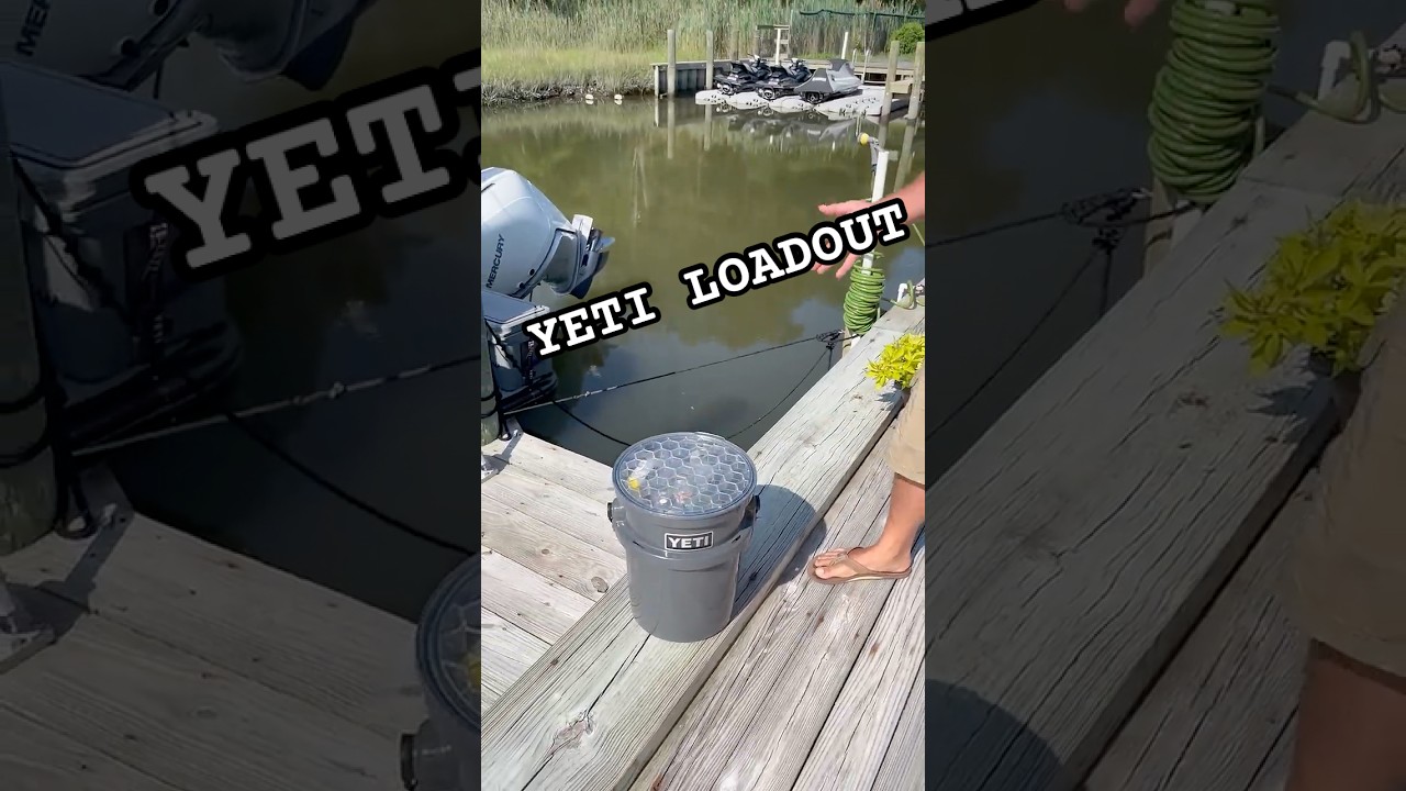 Yeti Loadout bucket with hex lid for the win!!