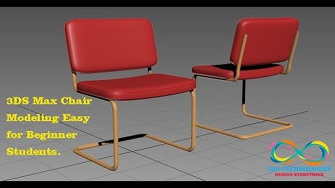 3DS Max Chair Modeling Easy For Beginner Students