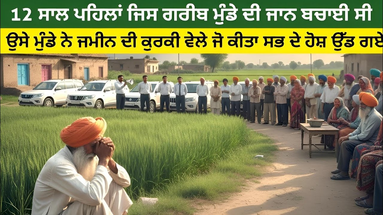 12 ਸਾਲ ਪਹਿਲਾਂ ਜਿਸ ਗਰੀਬ ਮੁੰਡੇ ਦੀ ਜਾਨ ਬਚਾਈ ਸੀ ਉਸ ਮੁੰਡੇ ਨੇ ਜਮੀਨ ਦੀ ਕੁਰਕੀ ਵੇਲੇ ਜੋ ਕੀਤਾ ਪੂਰਾ ਪਿੰਡ ਹੈਰਾਨ