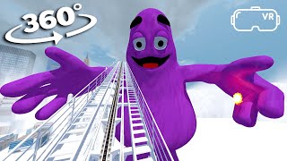 360° Grimace Shake 2024 - Roller coaster VR