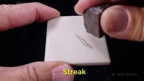 Mineral Streak Test A04