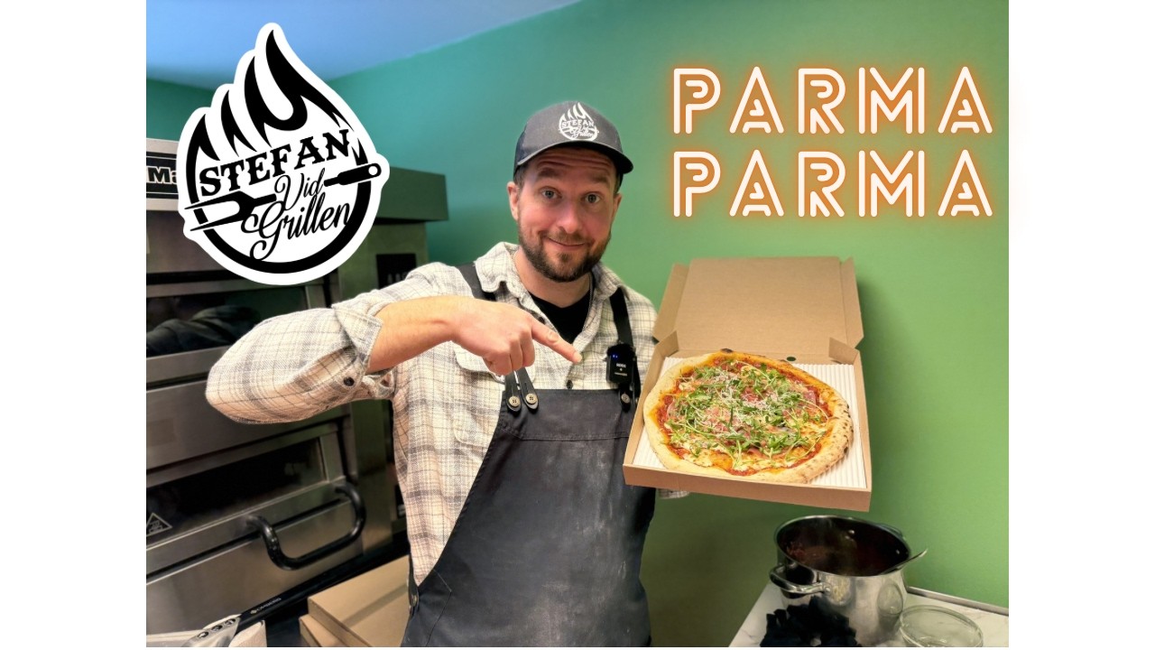 Vedugnsbakad pizza - Parma Parma!