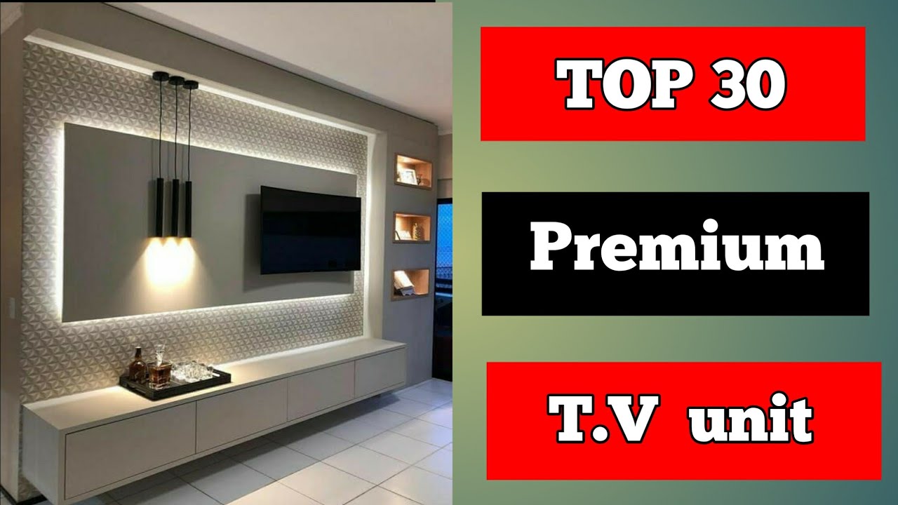 Top 30 tv cabinet design 2020, tv unit Design premium, - YouTube