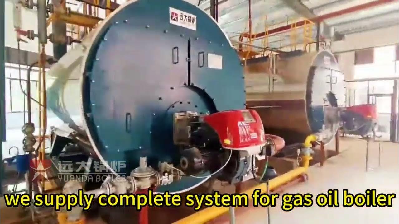 6Ton Steam Boiler For Brewery Factory, Oil Gas Fired Steam Boiler Fire