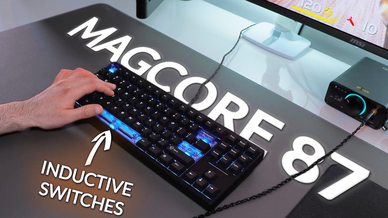 The TKL Keyboard With Inductive Power! Epomaker Magcore 87 Gaming