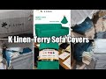 K-LINEN PRODUCT UNBOXING & REVIEW /Zunairaali / Terry Sofacovers /Jarsi Sofa Covers /BEDSHEET