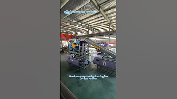 Scrap metal crushing and sorting lines.Get pure iron and aluminum#metalrecyclingmachine #fyp