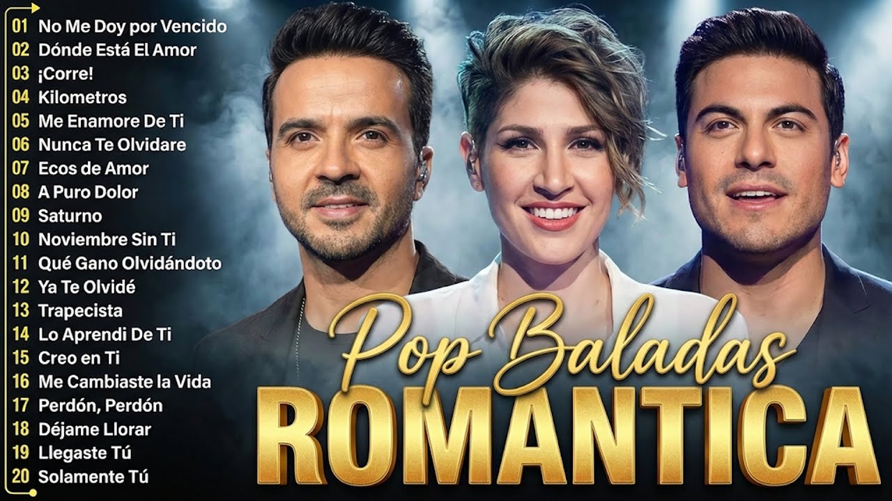 Mix Música Pop Romántica 2026 💕 Ha Ash, Carlos Rivera, Yuridia, Reik, Rio Roma, Jesse Y Joy,...