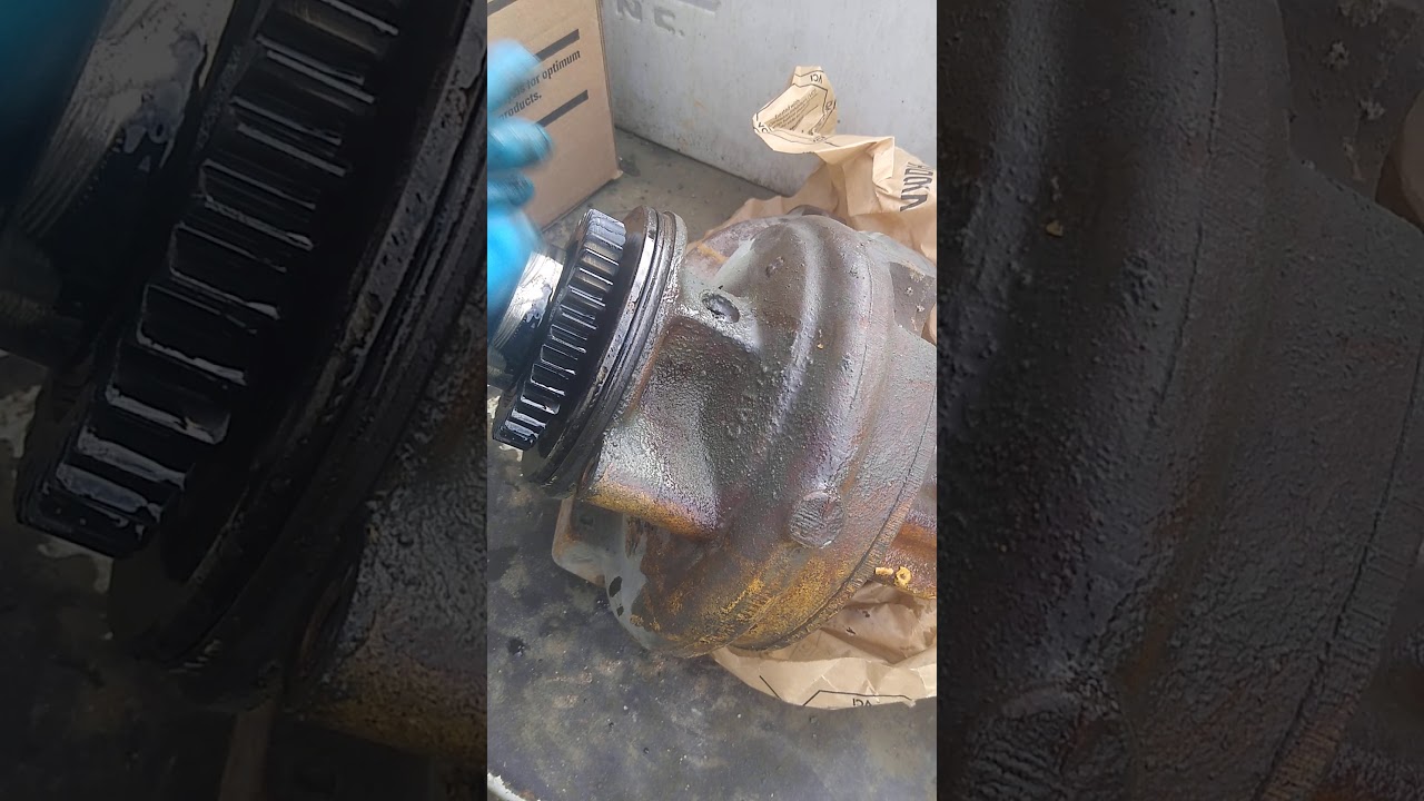 cat c13 water pump replacement - YouTube