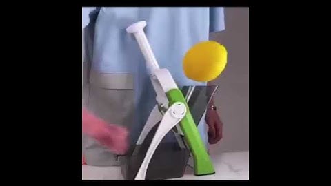 How to use ONCE FOR ALL Rapid-prep Mandoline Vegetable Slicer ||  instrucciones Mandolina Hiperware