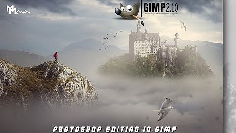 Fantasy Landscape Compositing GIMP Manipulation Tutorial | Photoshop editing in GIMP | Codingcreator