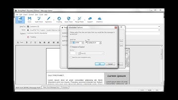 Schedule a Message to Send in the future
