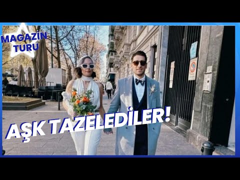 Bora Akkaş ile sekiz aylık hamile eşi Oben Alkan aşk tazeledi!