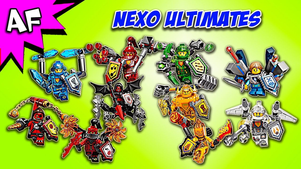 Every Lego Nexo Knights ULTIMATES Set - Complete Collection!