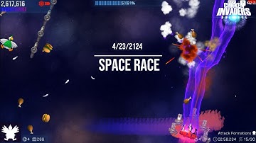 4/23/24 Space Race | Chicken Invaders Universe (modded)