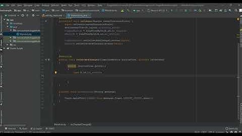 Android Java Tutorial 2020 - 22 - Toggle Buttons & Switch