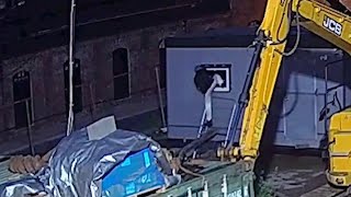 Arrest of the Month: Trespasser Arrested after Breaking into Construction Office Trailer