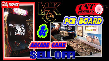 #1382 Midway Mortal Kombat 3 Ultimate Arcade Video Game & PCB Board Selloff! TNT Amusements