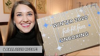 FABFITFUN UNBOXING WINTER 2020 | The most useful box this year! | THIS OR THAT