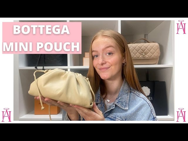 Bottega Veneta The Mini Pouch Leather Clutch