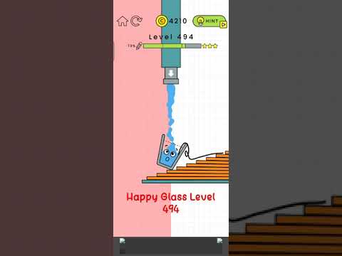 Happy Glass Level 494 #gamers #games #gaming #happyglass #shorts