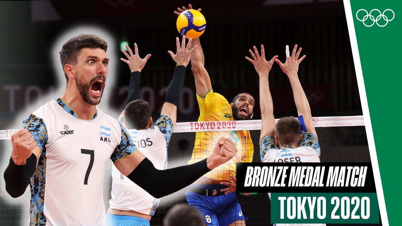 🇦🇷 🆚 🇧🇷 Men's Volleyball Bronze Medal Match  🏐🥉| Tokyo 2020
