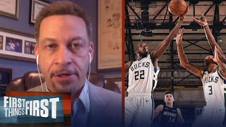 Chris Broussard on Giannis injury, would be shocked if Miami lost series | NBA | FIRST THINGS FIRST