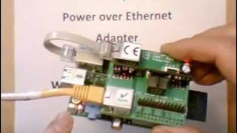 How to Power a Raspberry Pi over the Ethernet Cable with the Xtronix Adapter PCB