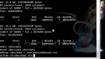 Backtrack 4 R2 Digital Forensics DCFLDD