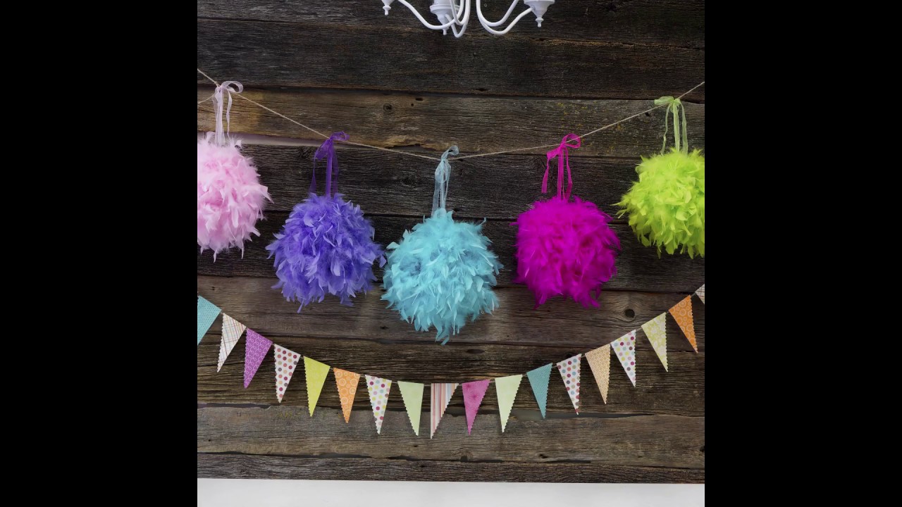Feather Pom Poms Get Inspired The Feather Place