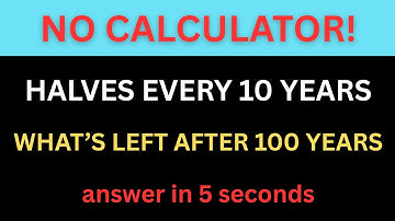 Can You Solve This in 5 SECONDS? (NO CALCULATOR!)