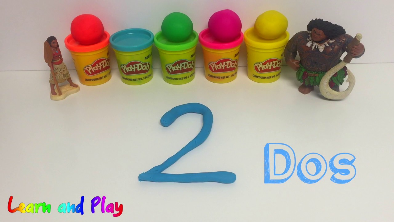 Aprende Numeros Con Play Doh En Espanol Para Ninos Chicos Aprende con