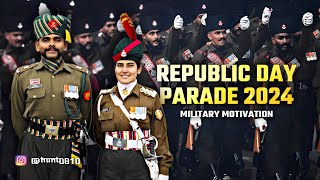 Republic Day Parade  2024 | Indian Army Hell March | HUNT0810