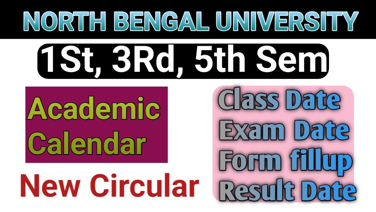 NBU Class Date Exam Date Form Fillup Result 1st 3rd 5th Sem All NBU Class Date Exam Date Form Fillup Result 1st 3rd 5th Sem All