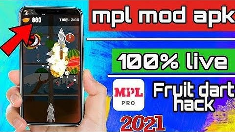 MPL FRUIT DART TRICK | MPL FRUIT DART 4500 SCORE | FRUIT DART MPL TRICK