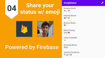 Show Users with the Firestore RecyclerView - Kotlin Android app using Firebase: EmojiStatus Ep 4