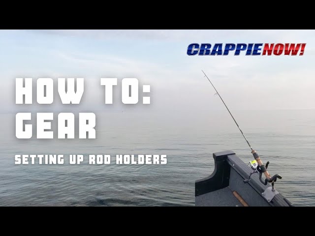 How to Set Up Your Rods for Long Line Trolling Crappie 