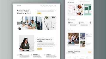 Create A Simple Responsive Landing Page Website Using HTML CSS & JavaScript