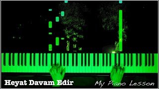 Heyat Davam Edir - Piano Lesson by Marina Kirova (Huseyn Abdullayev)